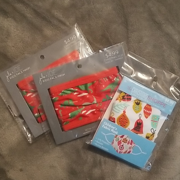 Set of 3 - Kids Face Masks - Picture 1 of 1